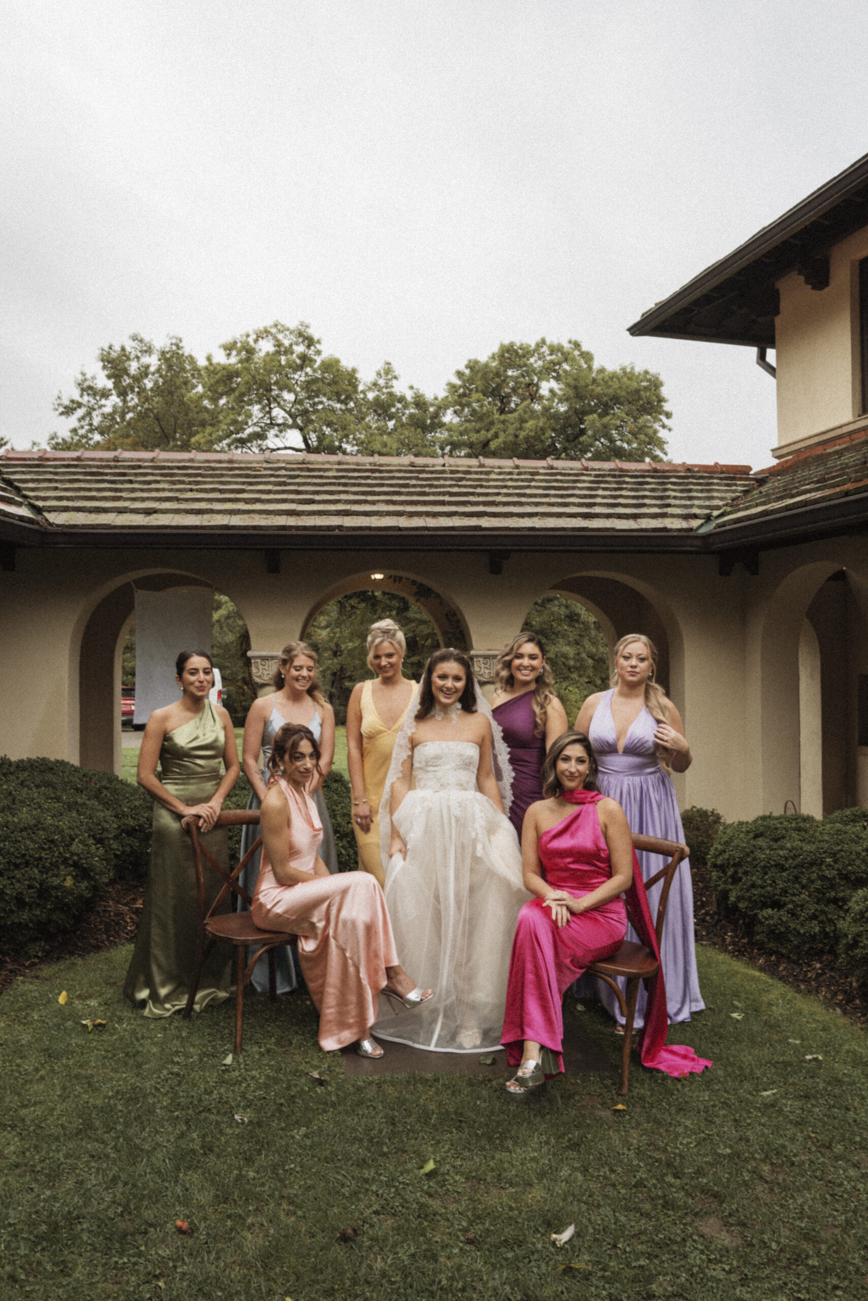Wedding party at Rushmore Estate